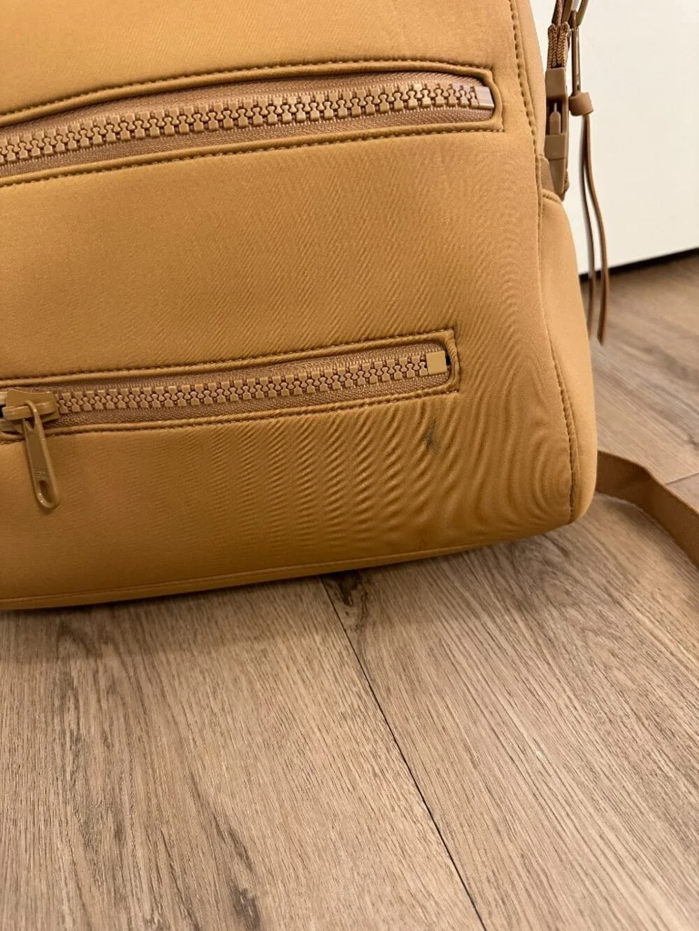 Dagne Dover Indi Large Diaper Bag Backpack in Camel